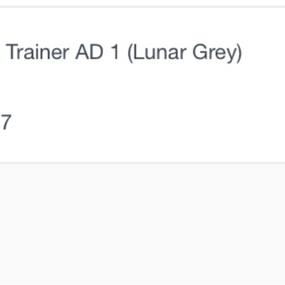 Women’s Trainer AD 1 Lunar Grey - Picture 7 of 7